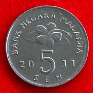Malaysian Coins​​ Malaysia 5 sen 2011 Foreign Coins