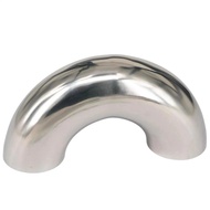 19Mm O/D 304 Stainless Steel Sanitary Weld 180 Ree Elbow