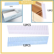 [Kokiya] Drawer Divider Office Divider Easy to Use Non Slip Organizer for Kitchen Drawer Apartment Closet Tools