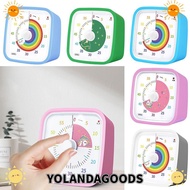 YOLANDAGOODS1 Visual Timer, 60 Minute ABS Classroom Timer, Multifunction Time Management Silent Stud