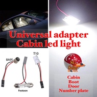 Universal cob led cabin light, boot, door, etc. ba9s, t10, festoon.