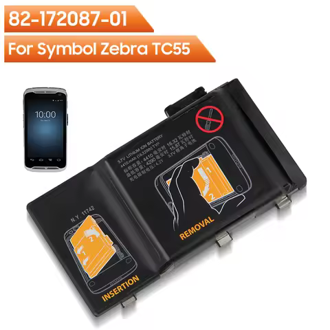 82-172087-01 82-164807-01 Replacement Battery For Symbol Zebra TC55 MC36A0 Data Collector Rechargabl