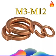 ((Quick Shipment) Copper Spring Washer/Spring Washer/Elastic Washer Round Spring Washer M2/M2.5/M3/M