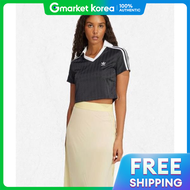 adidas | เสอโปโลครอปคอวลายแจคการด อาดดาส ฟตบอล - สดำ รน JD2606 2398307