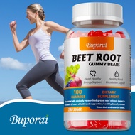Beetroot Gummies with CoQ10 & Pomegranate - Nitric Oxide Supplement for Men and Women - Beetroot for