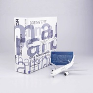 {Vivi toys} NG 1/400 Alloy Model B777F Germany Hennza Cargo Airlines D-ALFJ Special White Coating 25