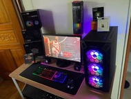 90% New Full set of R5-5600X Gaming desktop computer