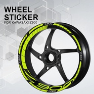 For Z900 z 900 Motorcycle Rim Sticker Wheel Hub Stripe Tire Decal Tape 17" inch