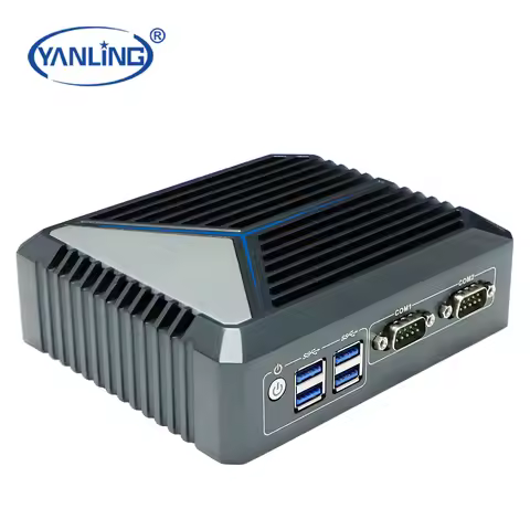 Yanling Mini Pc N100 Dual Lan Fanless Computer For Industrial Automatic