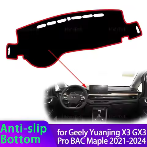 For Geely Yuanjing X3 GX3 Pro BAC Maple 2021-2024 Car Dashboard Cover Avoid Light Pad Instrument Pan