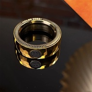 new Fashion Stainless Steel EDC Fidget Ring Fun Ratchet Ring ADHD Anti-Anxiety Fidget Toy Stress Rel