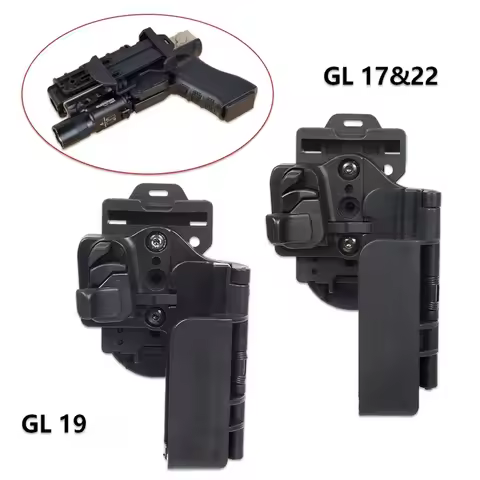 Tactical Right Hand IPSC Carry Quick OWB Gun Case Waist Belt Holster For Airsoft Glock 17 19 22 34 P