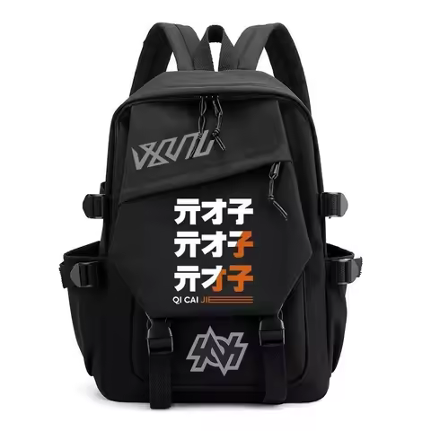 29×42×13cm Black Blue Green Pink White, Zenless Zone Zero, Student Kids Teens School Bags, Anime Bac