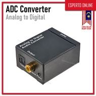 Analog to Digital Audio Converter ADC Mini Toslink Converter SPDIF Coaxial Toslink RCA