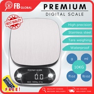 10kg/1g Digital Kitchen Scale Weighing Scale Kitchen Penimbang Digital Scale Timbang Digital Penimba