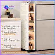 Foldable Storage Cabinet Bathroom Organizer Slim Cabinet Organizer Rack Pantry Cabinet Storage