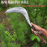 Arit Baja Per Tebal Putih Dan Super Tajam - Arit Potong Rumput Dan Padi Tajam Siap Pakai - Sabit Pot