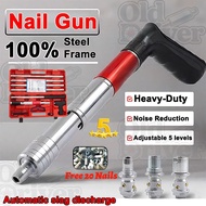 3.3m Extended Industrial Nail Gun Heavy Duty Manual Steel Nail Gun Rivet Gun Tool Ceiling Concrete W