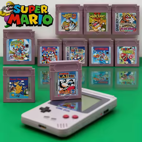 GBC 16 Bit Game Video Game Cartridge Console Card Wario Land Donkey Kong Wario Land 2 Yoshi for GBC