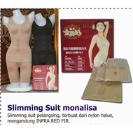 girdle bengkung bersalin ( READY STOCK ) - Monalisa 3 In 1 Infra Red Slimming Girdle Shapewear Suit 
