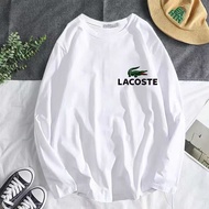 LACOSTE CROCODILE T SHIRT LENGAN PANJANG PEREMPUAN BAJU LENGAN PANJANG LELAKI TSHIRT WOMAN T SHIRT MEN PLUS SIZE MURAH