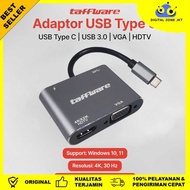 4 in 1 USB Type C to HDTV VGA PD Charging 4K Video Adapter - D87