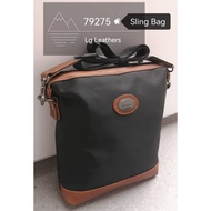 Kickers Genuine Leather & Canvas-Sling Bag-79275S