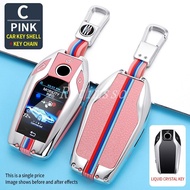 Alloy Car Fully Key Case Display Key Cover Case for BMW 5 7 series G11 G12 G30 G31 G32 i8 I12 I15 G0