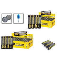 AA & AAA GP Supercell Heavy Duty Battery / Bateri AA & AAA GP (2/4pcs) - 100% Original GP Battery