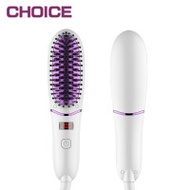 CHOICE 負離子直髮梳 | 5種溫度調節 | 恆溫防燙 | 30秒快速加熱 | 360度旋轉電線
