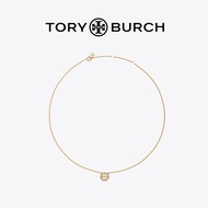 【new Year's Gift】tory Burch/outlet Tb Miller Pave Pendant Necklace 53420