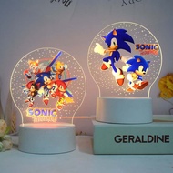 Sonic sonic sonic Merchandise Creative Birthday Gift Night Light Standing Card Gift