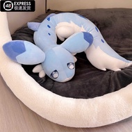 Spinning Weasel Pillow Blue Eudemons Paru Doll Doll Spinning Weasel Game Merchandise Plush Toy Ragdo