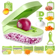 [frthrthrt]Potato Slicer Shredder Onion Dicer Vegetable Cutting Artifact Multifunctional Grater Vege