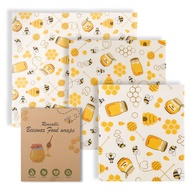 Taiwan Ready Stock [Natural Antibacterial] Beeswax Fresh-Keeping Cloth Washed FDA Environmentally Fr