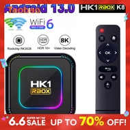 HK1 Rbox K8 Rk3528 Bluetooth Dual-Band AVS + HDR10 + Android13 OTT TV Box