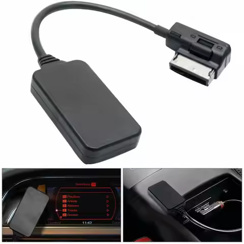 AMI MMI Bluetooth-compatible Audio Aux Cable Adapter Car Music Interface For Audi A7 R7 S5 Q7 A6L 8L