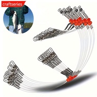 CRAFTSERIES 6PCS Lure Leader Line Anti-Bite Nylon Wire High-Strength Fishing Gear For Baits And Hook