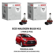 PERODUA AXIA BOSCH Eco H11 Bulb 12V 55W H11 (987 302 806) 2PCS