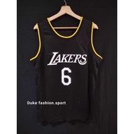 Embroidery Los Angeles Lakers #6 Lebron James Jersey Basketball Jersey