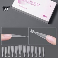 Long pointed nail extensions in blister form, box of 240 standard D1 nails