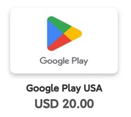 Google Play 美國地區禮品卡 USD 20
