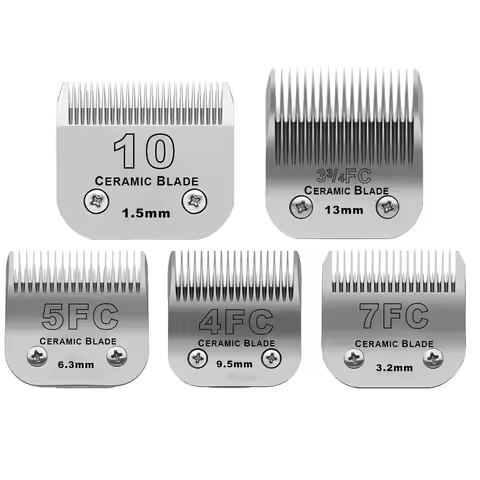 Professional Pet Grooming Blades Compatible with Andis,Oster A5,Wahl KM Pet Clipper Blade Buttercut 