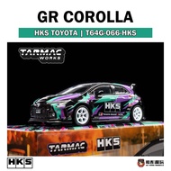 T Trendy Hot Sale [Ready Stock] TARMAC WORKS TW 1: 64 Toyota GR Corolla HKS Coating Alloy Car Model 