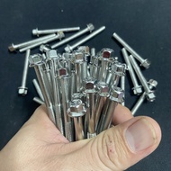 BỘ ỐC LỐC MÁY INOX SALAYA VERSION 2 THÁI XOẮN gắn XE MÁY EXCITER 2010 EXCITER 150 WAVE DREAM FUTURE 