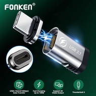 100W Magnetic Adapter 24Pins USB PD Fast Charging Type C QC 4.0 Magnet Data Converter USBC Connector
