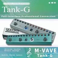 M-VAVE Tank-G Guitar Multi-Effects Pedal Rechargeable 36 Presets 9 Preamp Slots 8 IR Cab Slots