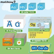 MOLIH Alphabet Learning Pocket Chart, Pocket Design Interactive Letter Handwriting Practice Tool, Ho