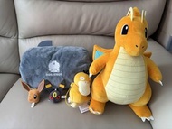 Pokemon 寵物小精靈 多啦A夢 公仔 吊飾 掛飾 - 伊貝 伊布 / 月亮伊貝 月亮伊布 / 傻鴨 可達鴨 / 空氣炮