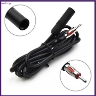 [mall-sg]180cm Car Male to Female Radio AM/FM Antenna Adapter Extension Cable